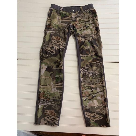 Under Armour Stealth Reaper Pants Womens Camo Storm Early Season Field Hunting 8 - Picture 1 of 16